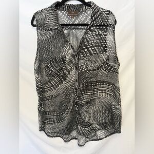 Fenn Wright Manson Monochrome Geometric Top